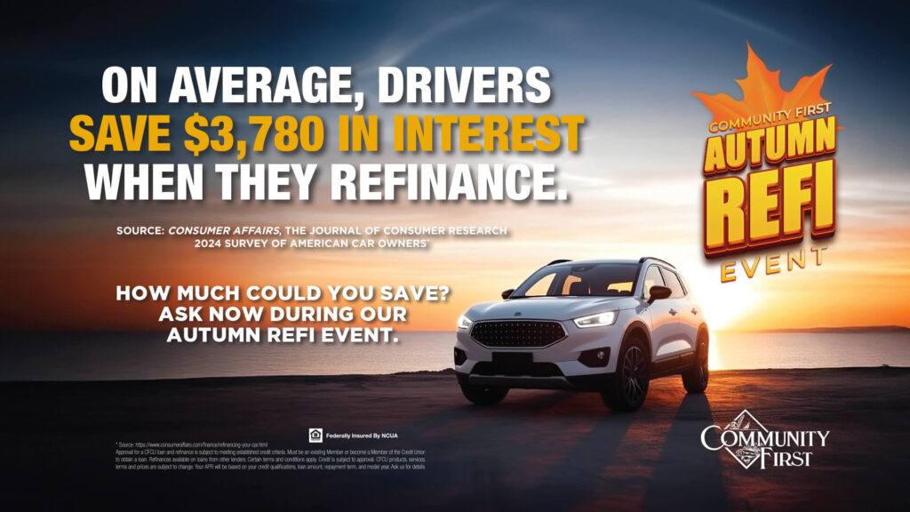 Refin promo with car on beach