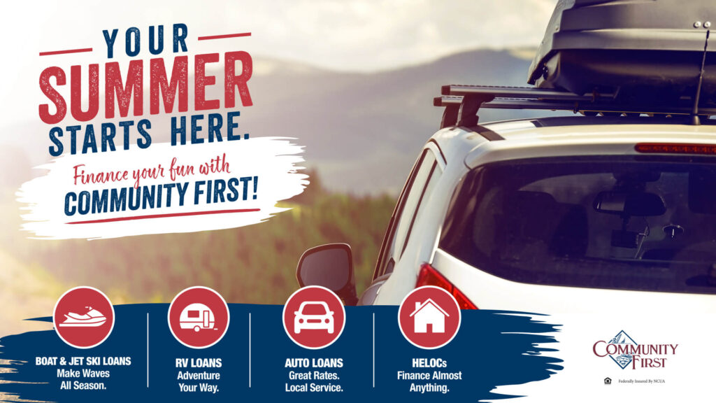 Your summer starts here. White car