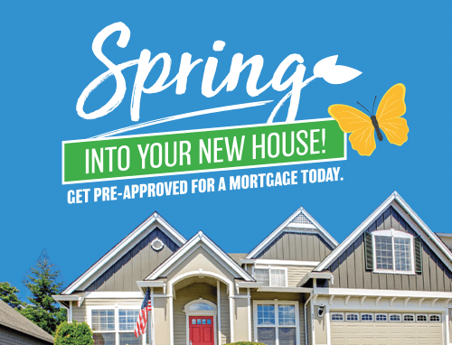 Mortgage banner with house